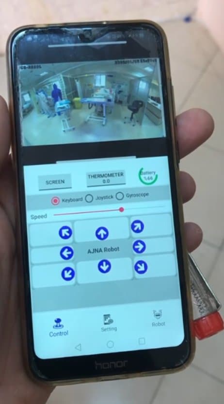 AJNA robot Android control application