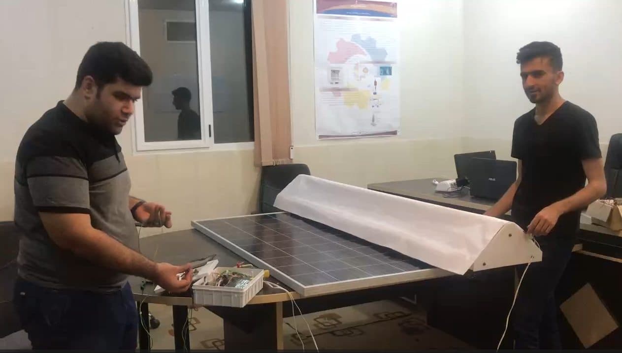 Autonomous Solar Panel Cleaning Robot project