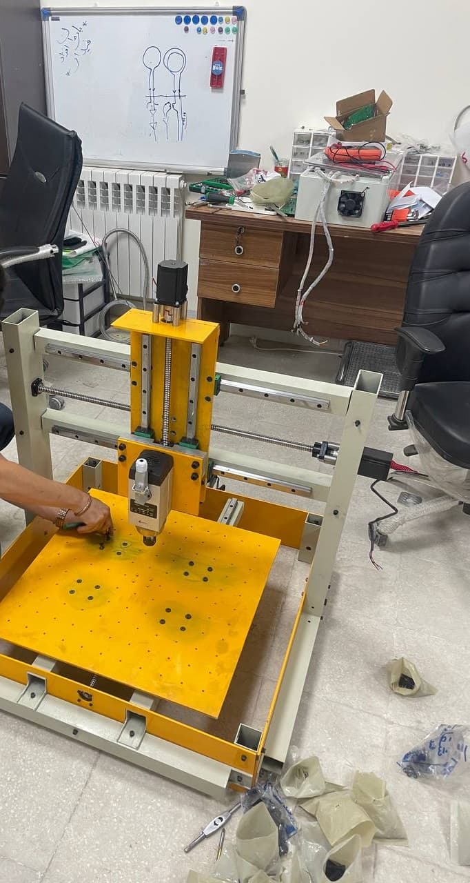 Three-axis prototype CNC machine