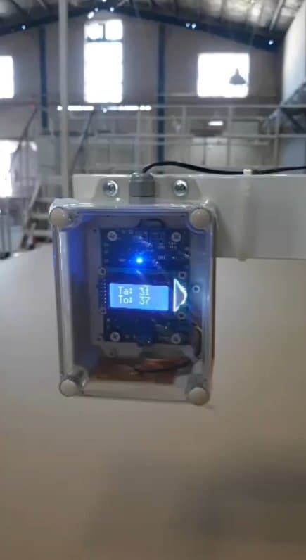 Custom industrial infrared thermometer hardware