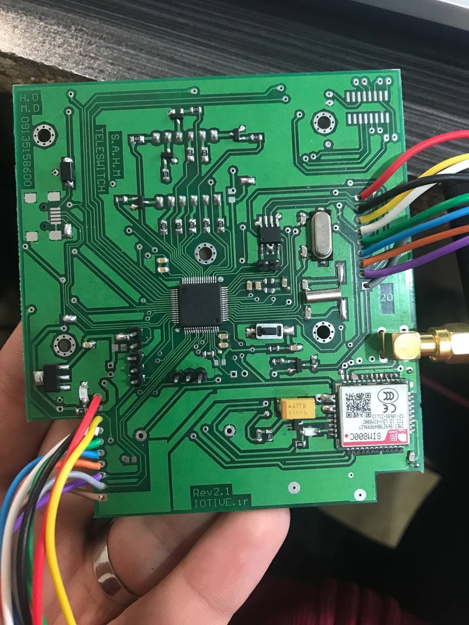 Industrial IoT PCB back side