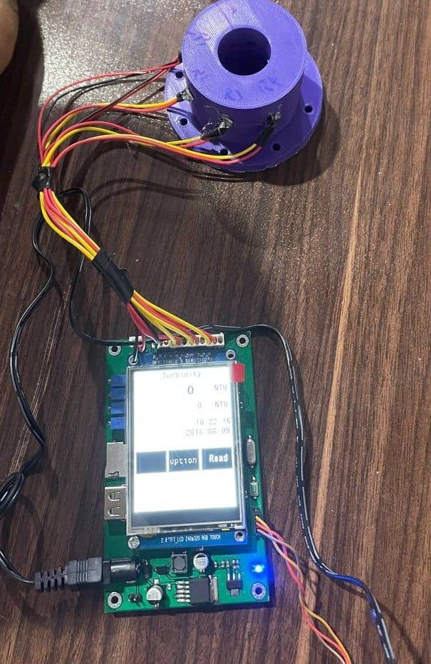 Portable Infrared Turbidity Measurement Device project